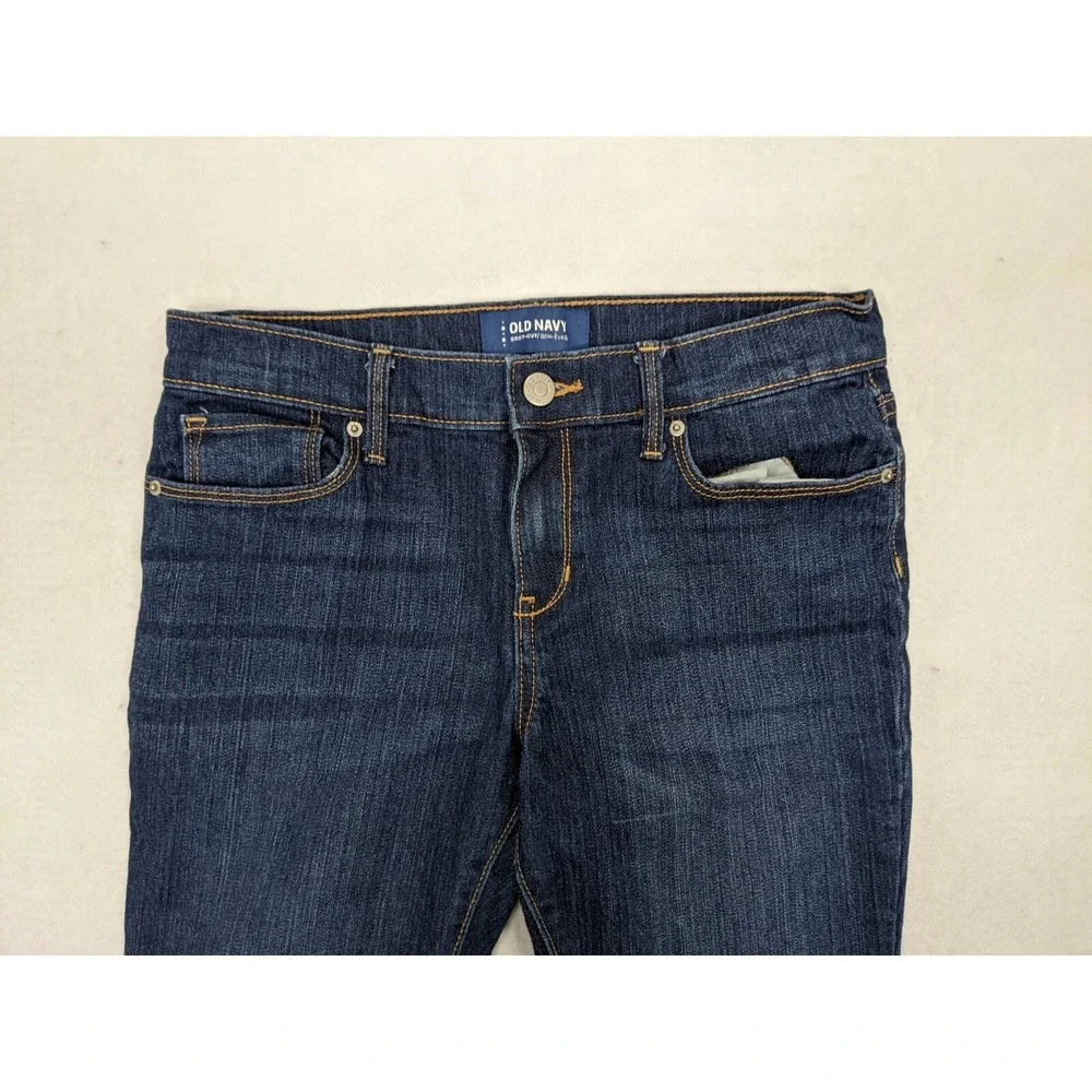 Old Navy Girls Jeans Boot Cut Size 12 plus Cotton Blend‎ Blue